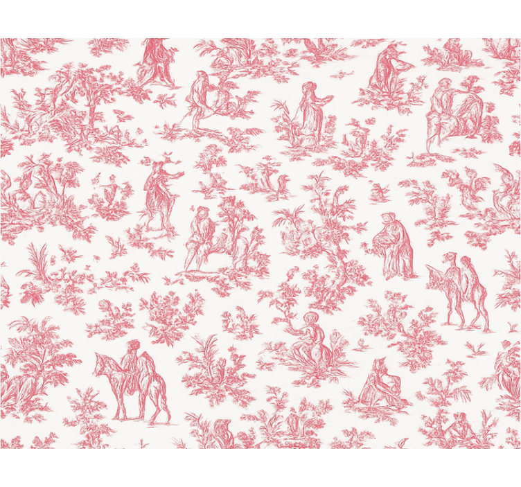 Blind pink vintage country style design - TenStickers