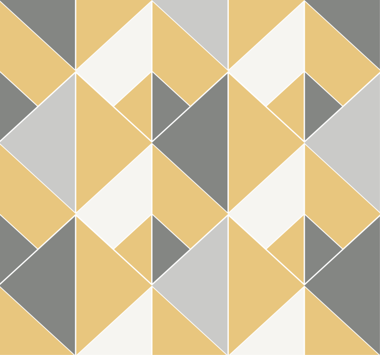 Blind yellow yellow and grey pattern - TenStickers