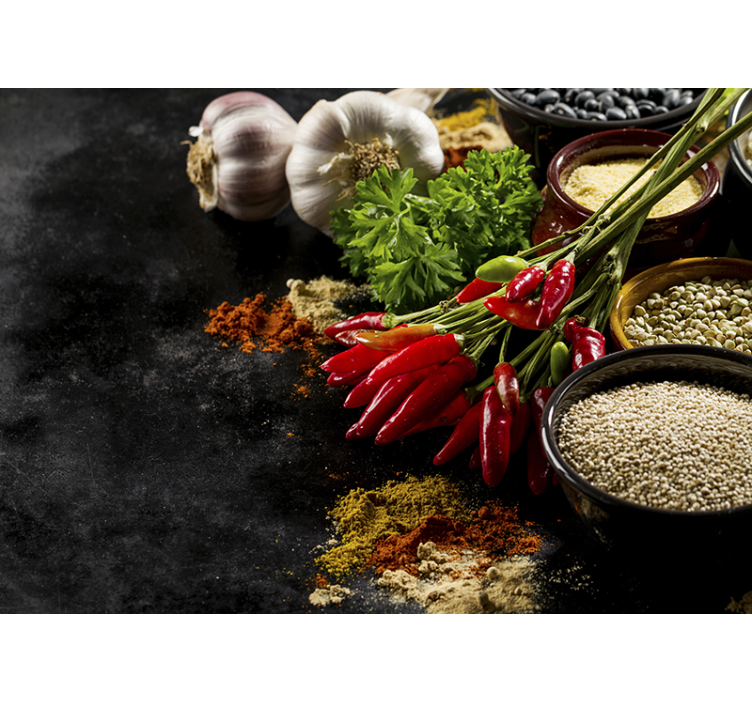 Blind kitchen spice cooking experience - TenStickers