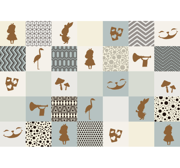 Blind kitchen adventures in wonderland - TenStickers
