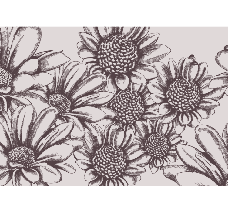 Blind kitchen vintage sunflowers - TenStickers