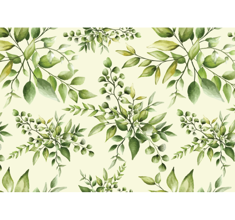 Blind kitchen tropical lush leaves - TenStickers