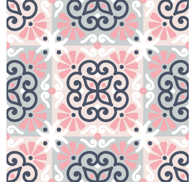 Blind kitchen mandala tile design - TenStickers