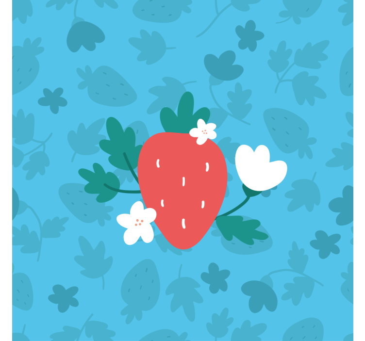 Blind kitchen colorful fruits and flower design - TenStickers