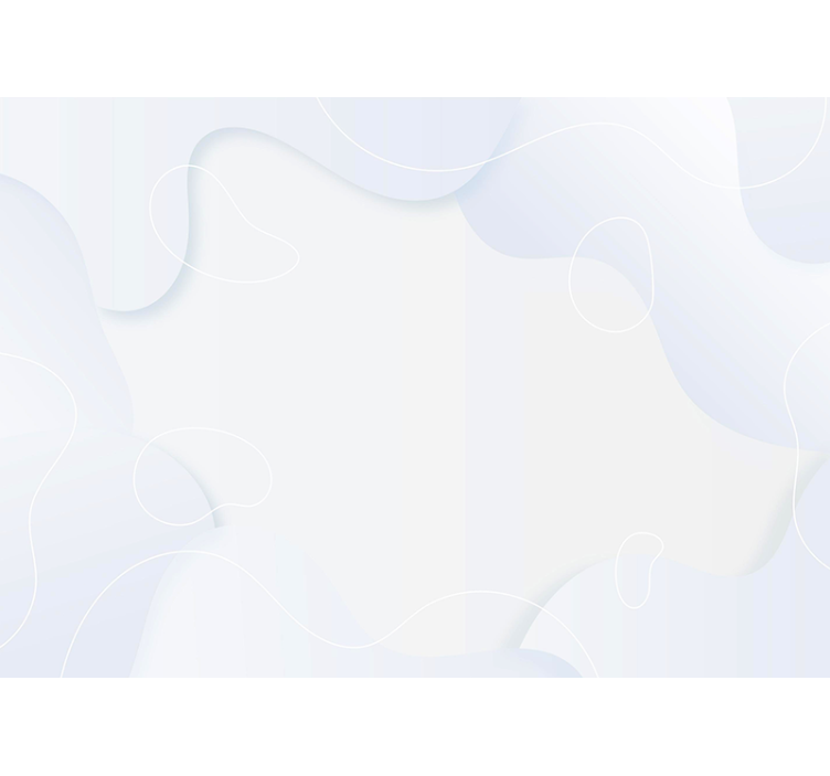 White window blind with white abstract design - TenStickers