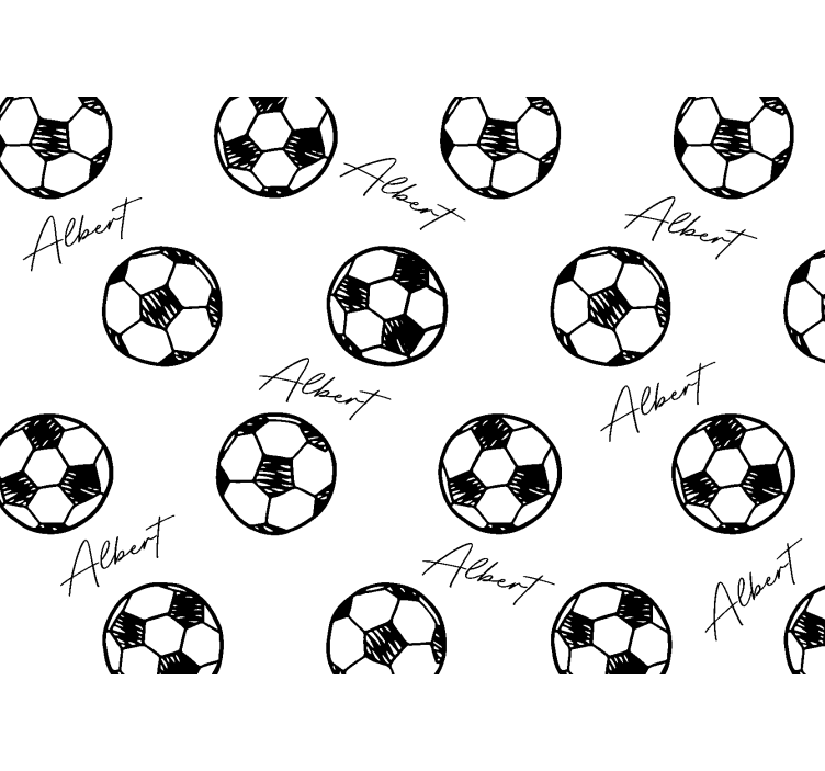 White window blind personalized football - TenStickers