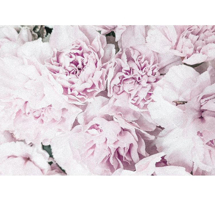 Living room blind with elegant pink peonies design - TenStickers