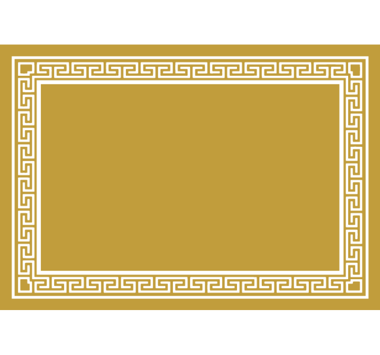 Blind yellow greek design - TenStickers