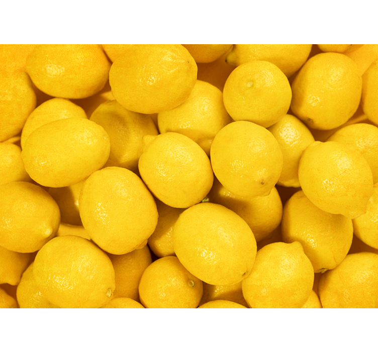 Blind yellow citrus delight - TenStickers
