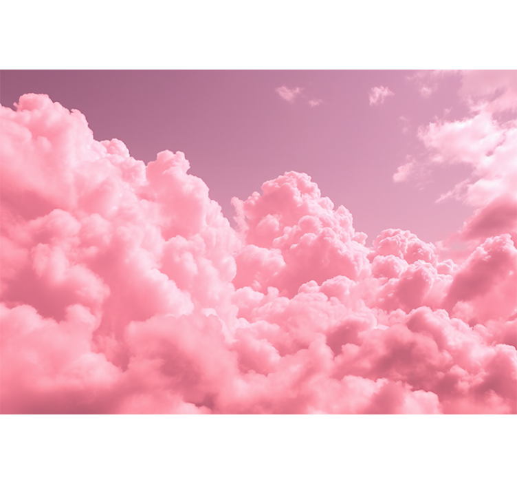Blind pink dreamy fluffy clouds - TenStickers