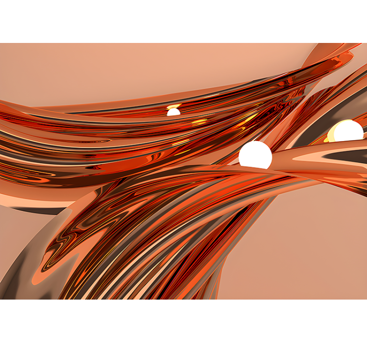 Living room blind with elegant bowl pattern - TenStickers