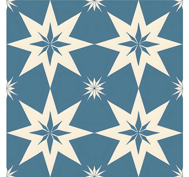 Blind blue celestial pattern - TenStickers