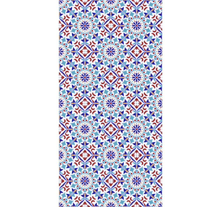 Blind blue ceramic design - TenStickers