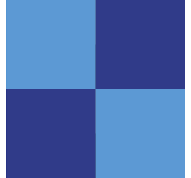 Blind blue deep blue design - TenStickers