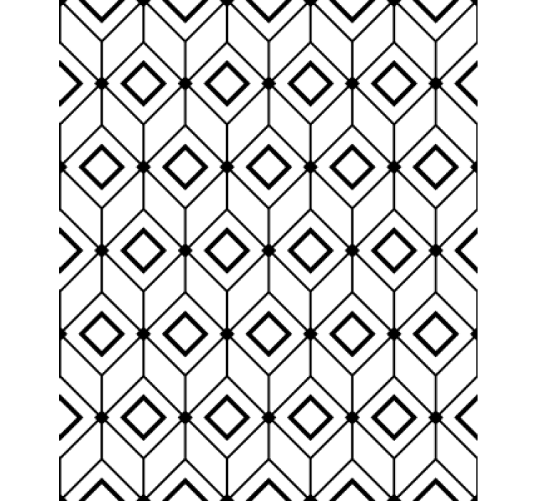 Modern blind with contemporary diamond accents - TenStickers