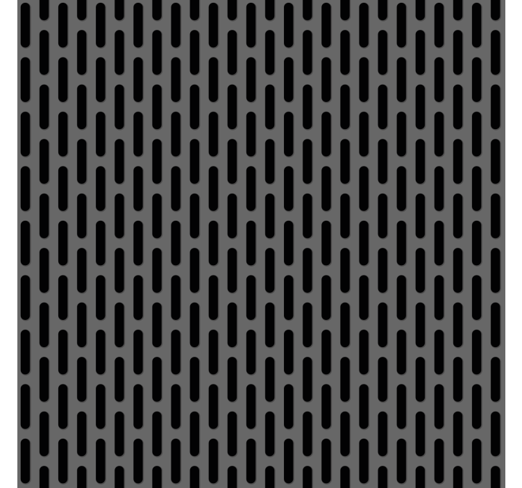 Modern blind with black metal grid design - TenStickers