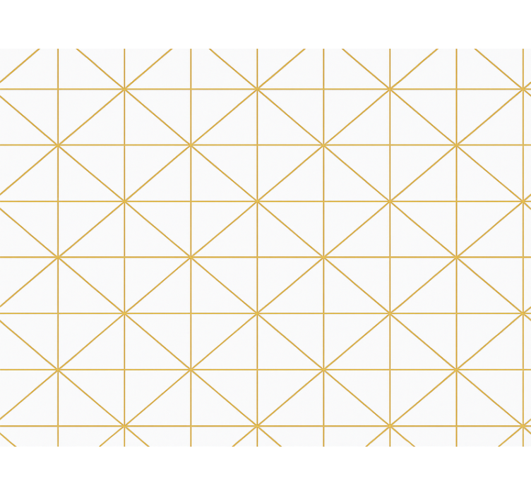 Modern blind gold geometric design - TenStickers