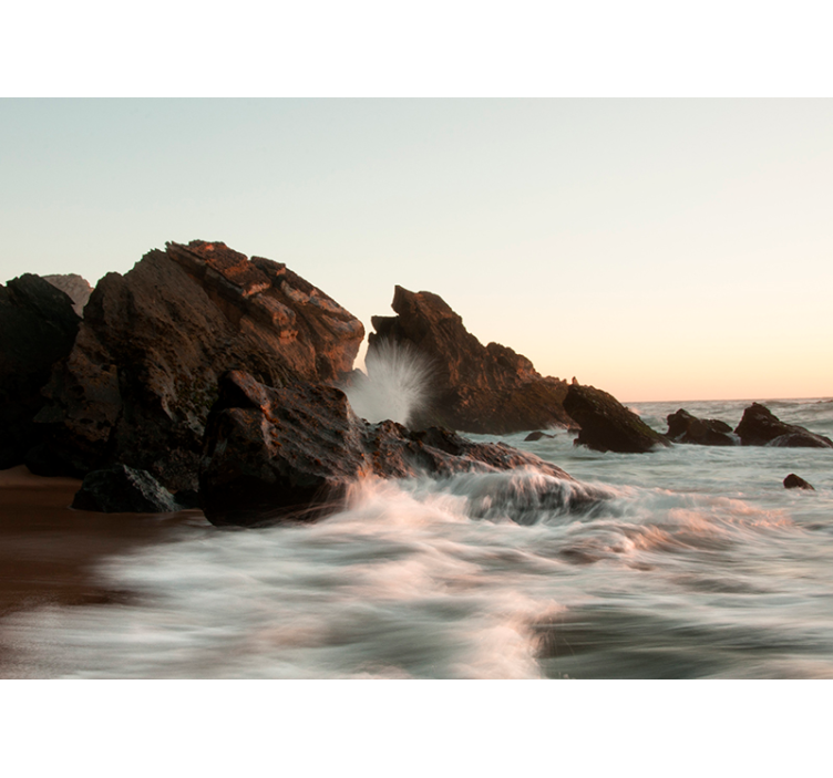 Living room blind atlantic waves - TenStickers