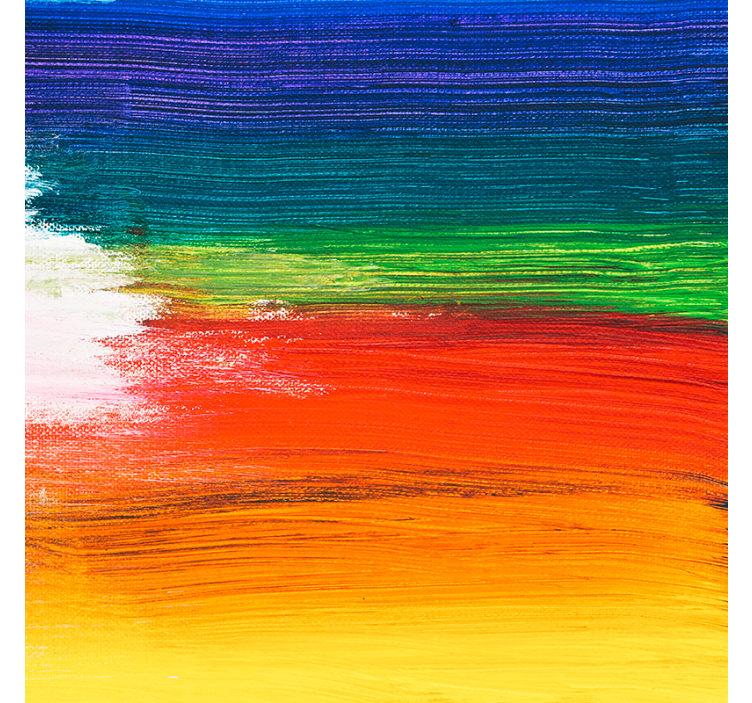 Living room blind in rainbow splash colors - TenStickers