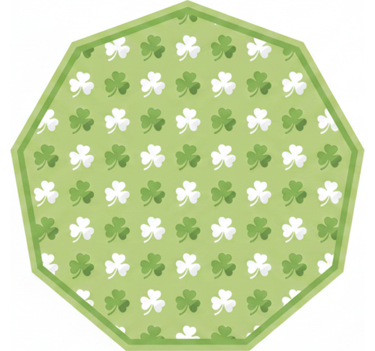 Blind green shamrock stripes - TenStickers