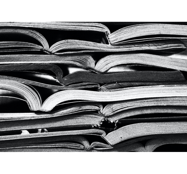 Open book living room blind - TenStickers
