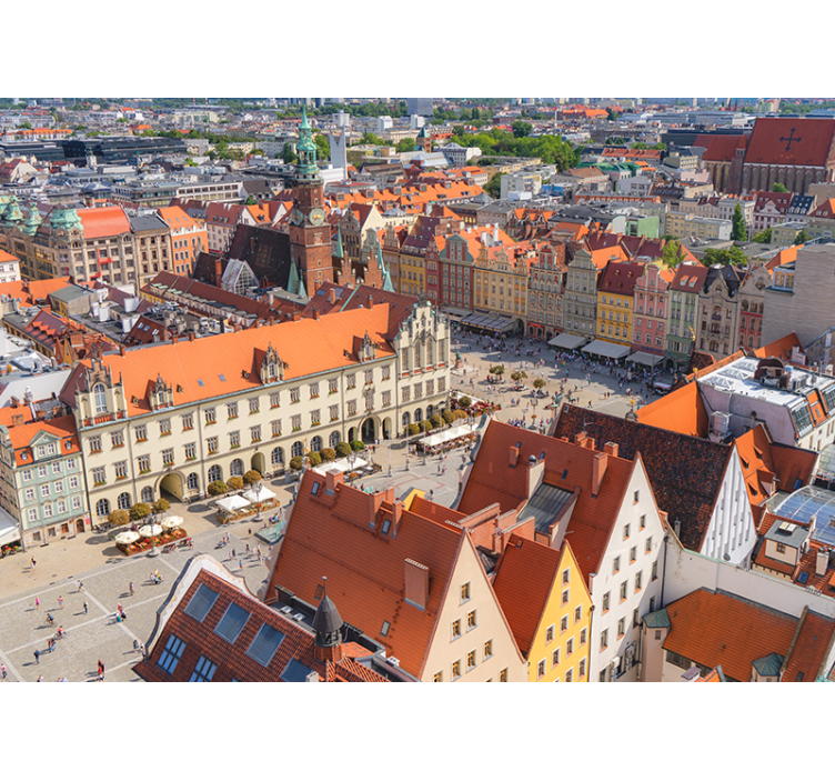 Wrocław living room blind - TenStickers