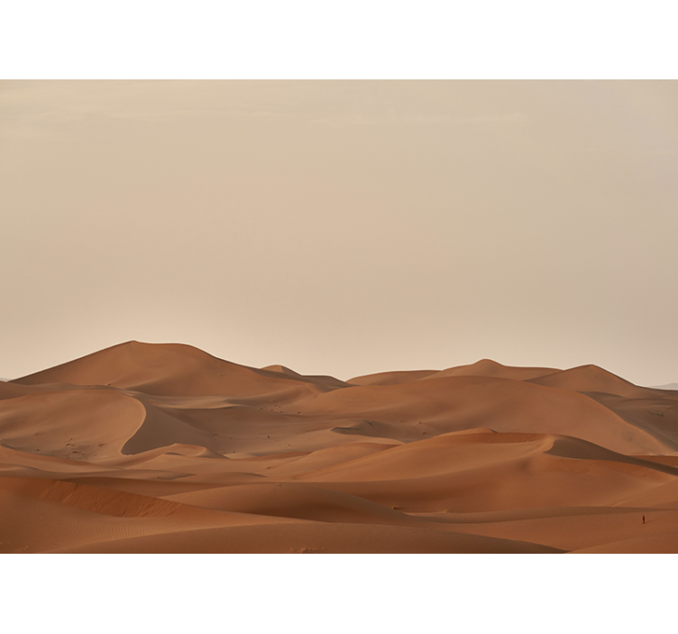Living room blind inspired by desert sand dunes - TenStickers
