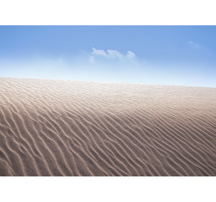Living room blind lines on desert sand - TenStickers