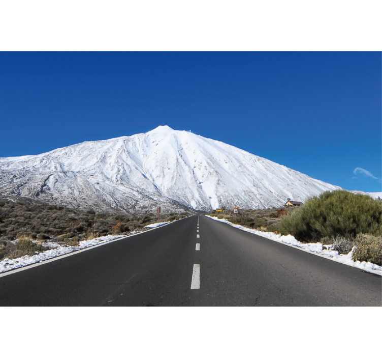 Living room blind road to teide - TenStickers