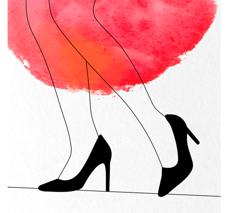 Living room blind shaded watercolor design - TenStickers