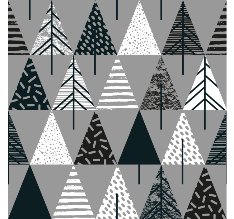 Living room blind in minimalistic nordic style - TenStickers