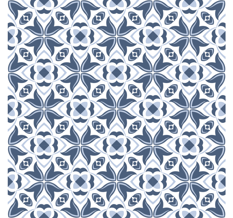 Living room blind hampton style floral arrangement - TenStickers