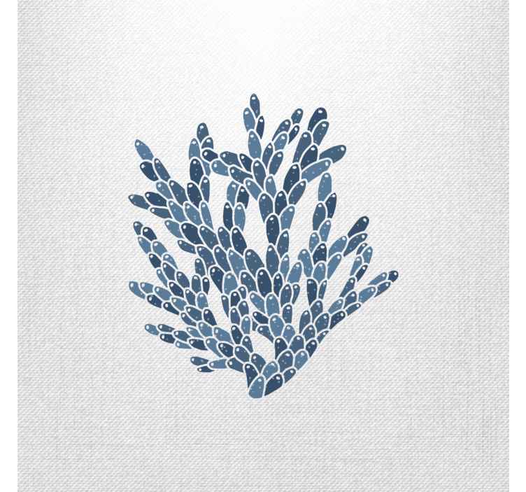 Living room blind in modern corals hampton style - TenStickers