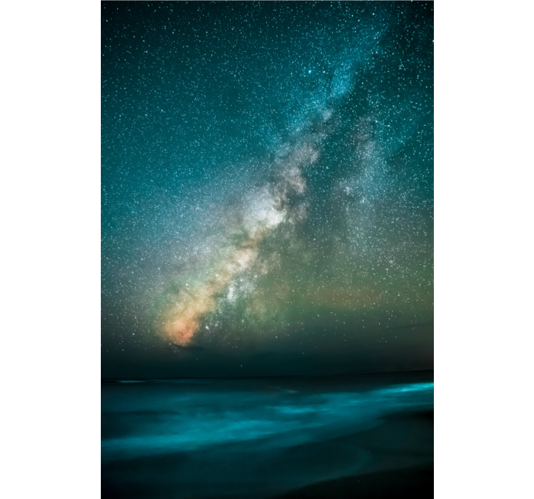 Living room blind mesmerising night sky - TenStickers