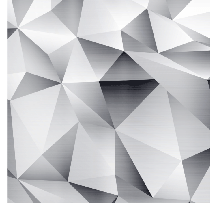 Living room blind with silver cosmic geometric pattern - TenStickers