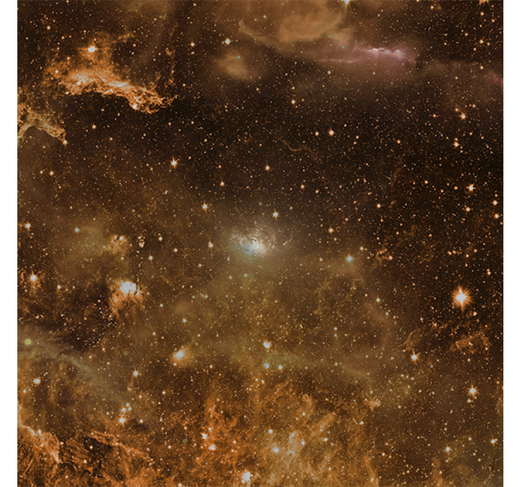 Living room blind mysterious cloudy cosmos - TenStickers
