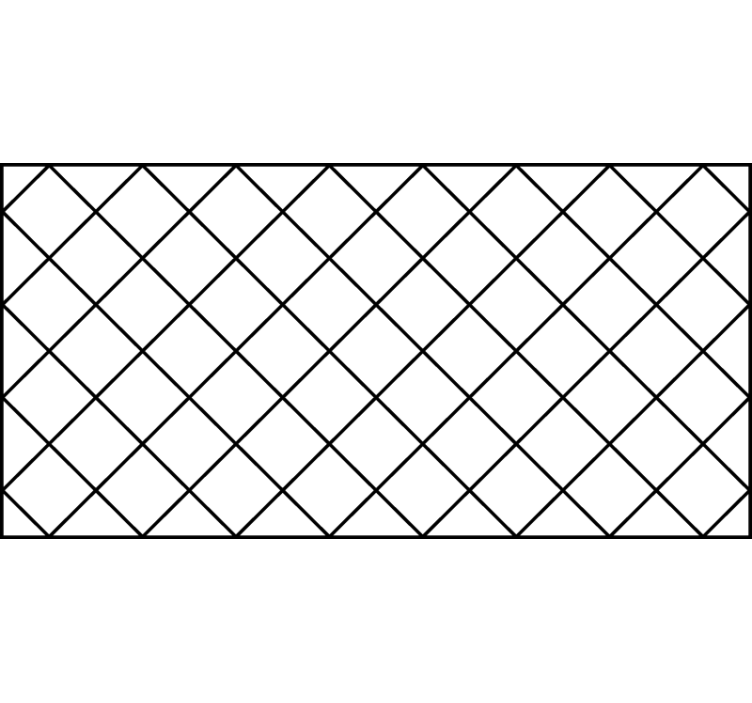 White window blind with black and white nordic squares - TenStickers