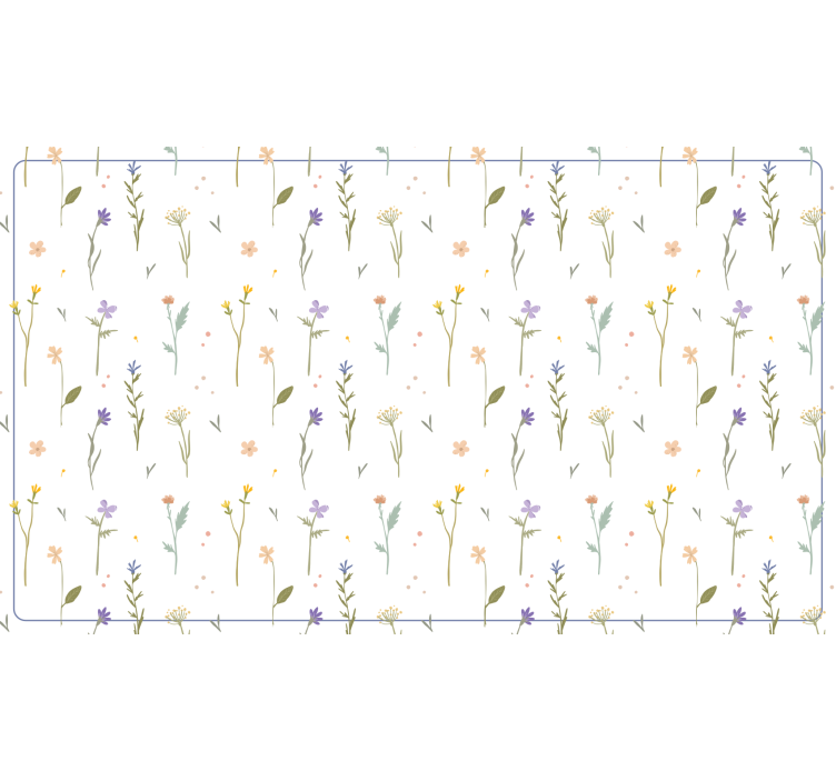 White window blind small spring branches - TenStickers