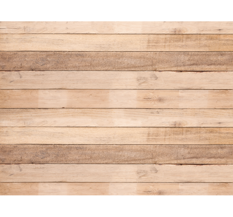 Blind beige wooden planks natural design - TenStickers