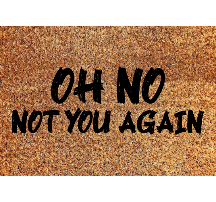 Blind beige oh no not you again - TenStickers