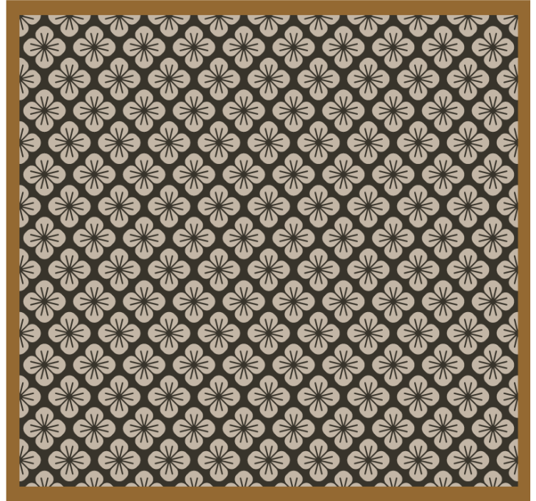 Blind bedroom floor design - TenStickers