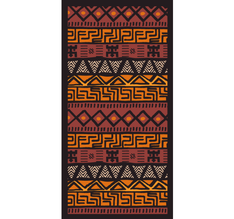 African style blind bedroom decor - TenStickers