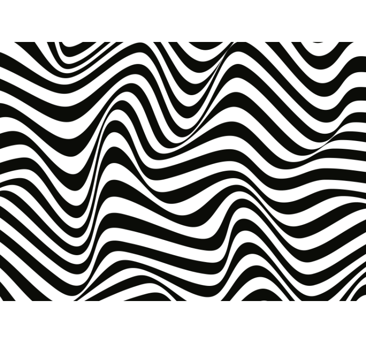 Blind bedroom organic 3d stripes - TenStickers