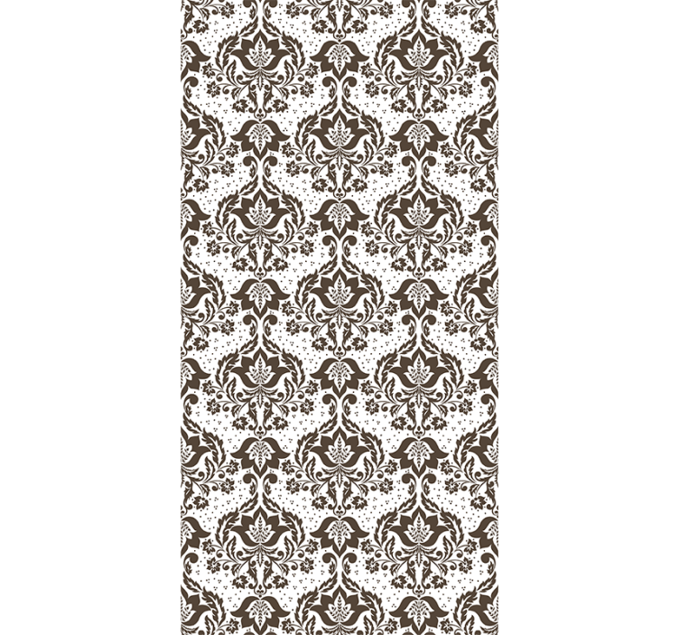Blind bedroom floral decor - TenStickers