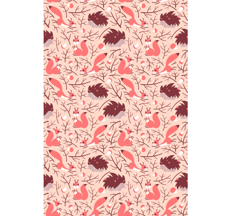 Fauna Pattern Motif animals blind - TenStickers