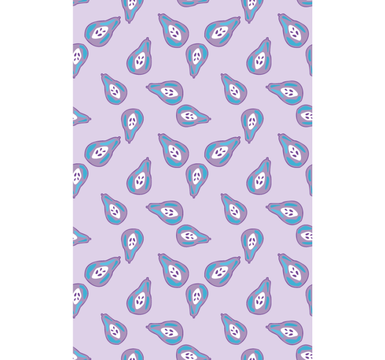 Playful Pear Pattern blind fruit and vegetables - TenStickers