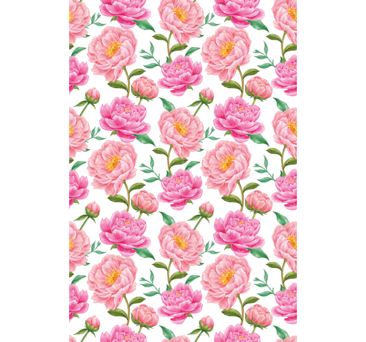 Pink flower Classic blind - TenStickers