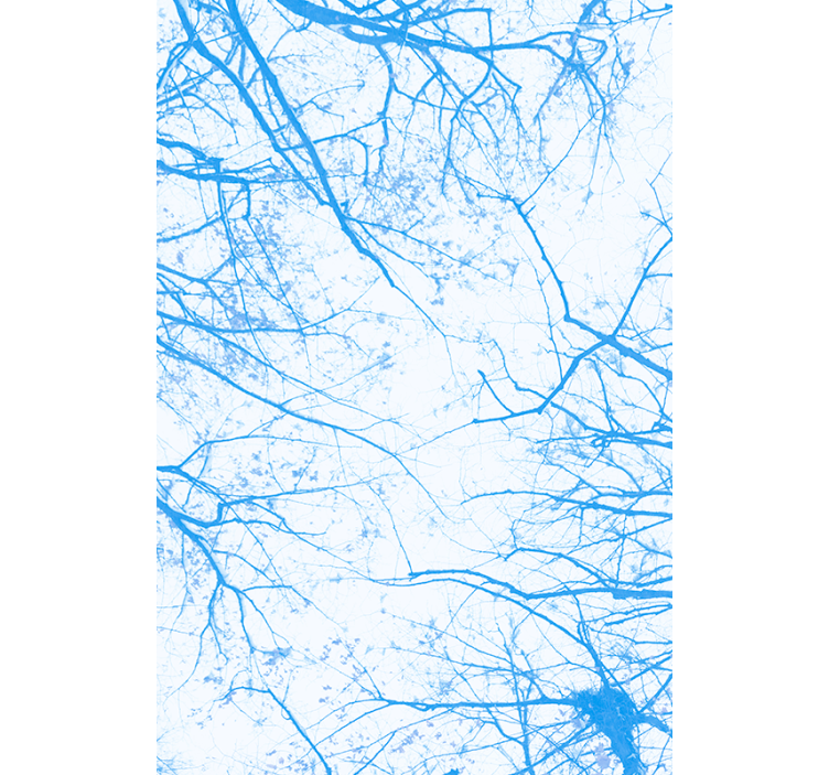 Blue Tree Branches tree blind - TenStickers