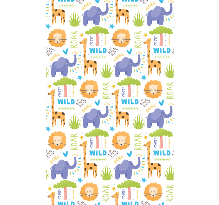 Safari Animal Patterns animals blind - TenStickers