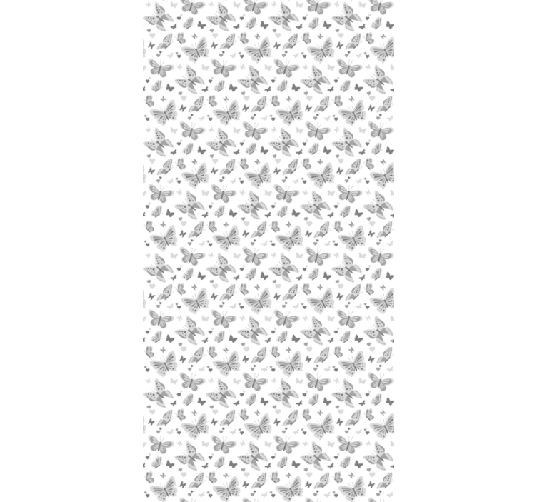 Gray Pattern butterflies blind - TenStickers